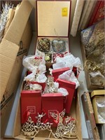 (1) Boxes of Lenox Christmas Ornaments & (1) Box