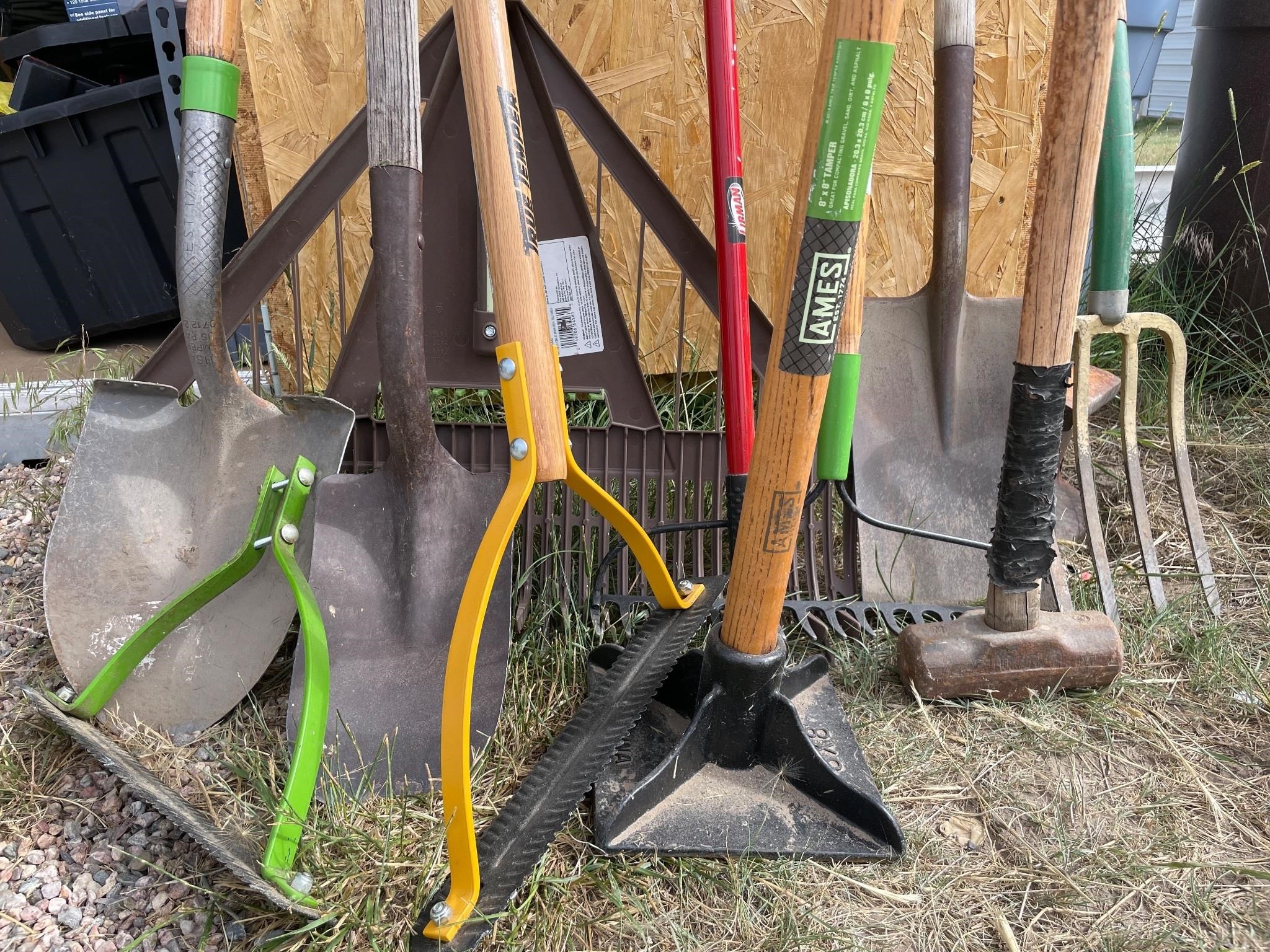 Various yard tools