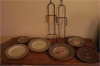 Ceramic & Stoneware Pottery (dish w/lid, bowl...