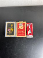 Vintage playing cards and Chaulk