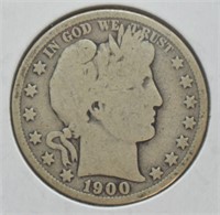 1900 BARBER HALF DOLLAR  G