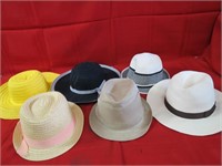 Assorted hat lot.