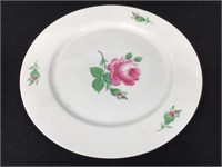 1 Miessen Rose Plate 10" W