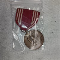WWII US Good Conduct Medal, Brooch Back