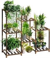 Bamworld Indoor Plant Stand  3 Tiers  A-Square