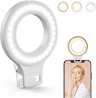 Clip on Ring Light, Kimwood Rechargeable 60 LED Se