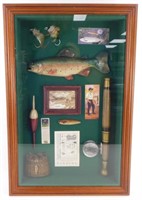 * Very Nice Fishing Shadow Box