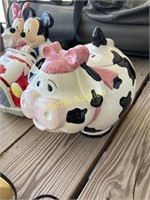 Ceramic Cow Cookie Jar RWE