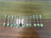 Lot of Collectors Spoons Manitoba Canada