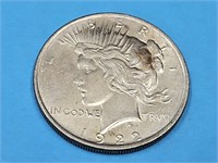 1922 Peace Silver Dollar Coin   UNC?
