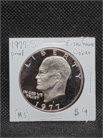 1977 S High Grade Eisenhower Dollar