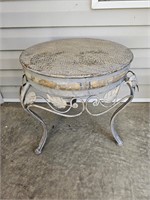 Metal Side Table-See Pictures