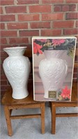 New in box Lenox Georgian Porcelain tall vase