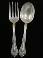 1.15 OZ CHATEAU ROSE STERLING CHILDS SPOON & FORK