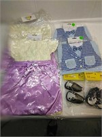 Assortment of Doll Clothes and Shoes New in Pkg