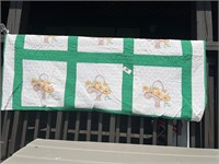 Quilt - Basket of Sunflowers embroidered