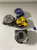 Lot of measuring tapes