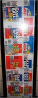 Framed 1980's Baseball Card Pack Wrappers