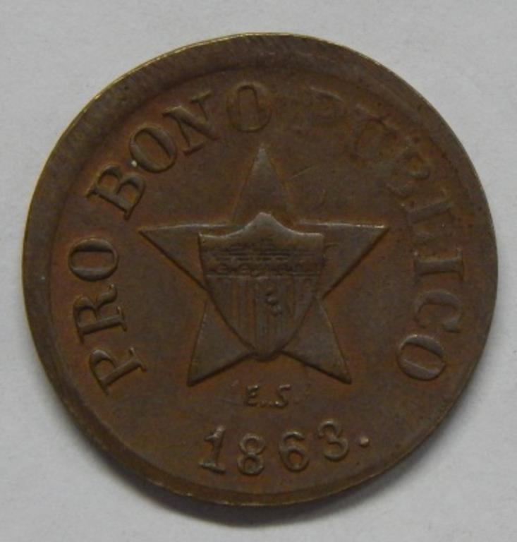 1863 New York - Civil War Token