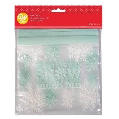 $4 Wilton 20ct Snow Much Fun Resealable Favor Bags