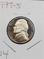 1997-S Proof Jefferson Nickel