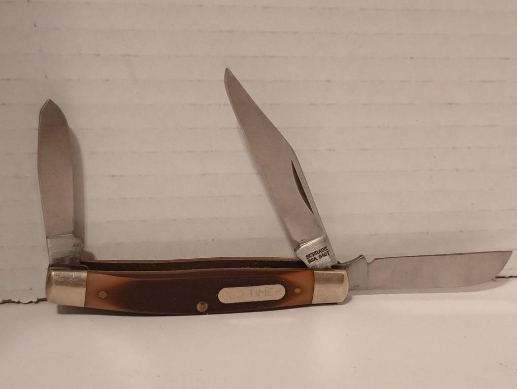 Old Timer Schrader USA 340T pocketknife