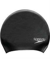 (New) Speedo Unisex Long Hair Swim Cap, Black,