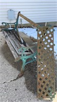 Cast Bench need new wood