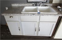 Kitchen cupboard with sink, REMOVED by buyer