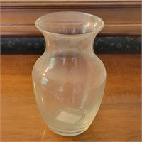 8" Clear Glass Vase