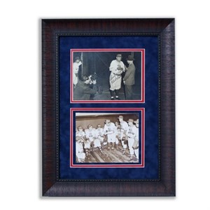 Babe Ruth photo large signed Sincerely Babe Ruth