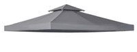 9.8x9.8 Replacement Canopy Top - Charcoal