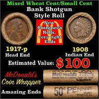 Small Cent Mixed Roll Orig Brandt McDonalds Wrappe