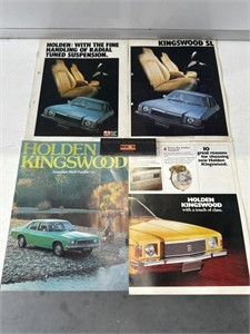 Selection Holden Kingswood Dealership Brochures