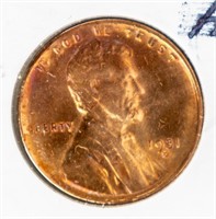 Coin 1931-D Wheat Cent-AU