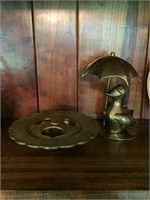 Brass Bowl and Brass Duck