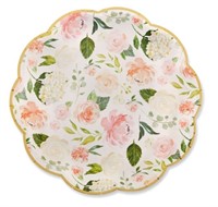 New 16 Plates- Kate Aspen Floral Paper Plates