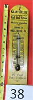 Grant Kelsey REal Coal Wood Thermometer