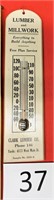 Clark Lumber Co. Wood Thermometer