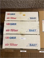 3 Car Quest air filters BA45 BA67 BA67