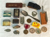 Assorted antique items