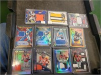 Lot of Football Cards Auto & Patch