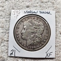 1896P Morgan Dollar XF