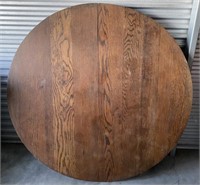 Vintage Oak Large Round 48" Table Top  No Legs
