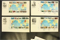 US Stamps 30 different full sheets, large face