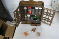 Spice Rack and Contents