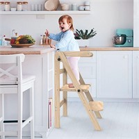 Foldable Toddler Wooden Step Stool*