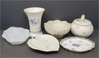 Lenox Bowl and Collection of Small Dishes