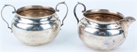 Sterling Silver Gorham Creamer and Sugar Bowl