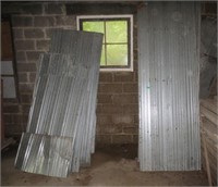 Sheets of roofing/siding metal, MUST be removed